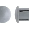 Abdeckkappe Grau für Stahlrohr Ø 2,7 cm