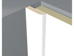 Abdeckleiste Edelweiß Pore 25 mm x 6 mm Länge 2600 mm