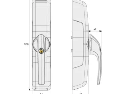 Abus Funk-Fensterantrieb HomeTec Pro FCA3000 Silber