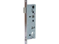 Abus Rohrrahmentür-Einsteckschloss Profilzyl. DIN L/DIN R Silber Dornm. 40 mm