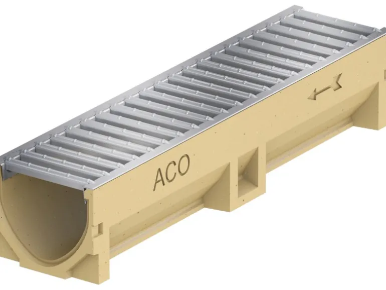 ACO Rinne Self-Standardline mit stahlverzinktem Stegrost 50 cm