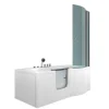 AcquaVapore Seniorendusche und Wanne mit Whirlpool S12D-TH-AIR-L-EC Dusche 170x8