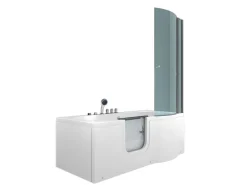 AcquaVapore Seniorendusche und Wanne mit Whirlpool S12D-TH-AIR-L Dusche 170x85