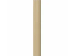 Akustikpaneel Eiche MDF Schwarz Filz Grau 32 cm x 240 cm 2 Stück FSC®