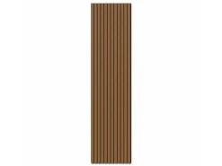 Akustikpaneel Brandhemmend Walnuss Sperrholz Filz Schwarz 60 cm x 300 cm