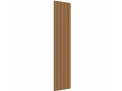Akustikpaneel Brandhemmend Walnuss Sperrholz Filz Schwarz 60 cm x 300 cm