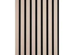 Akustikpaneel Buche MDF Schwarz Filz Schwarz 60 cm x 300 cm FSC®