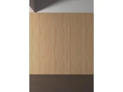 Akustikpaneel Buche MDF Schwarz Filz Schwarz 32 cm x 240 cm 2 Stück FSC®