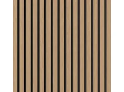 Akustikpaneel Buche MDF Schwarz Filz Schwarz 32 cm x 240 cm 2 Stück FSC®