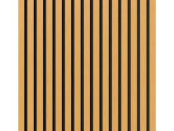 Akustikpaneel Eiche Geölt MDF Schwarz Filz Schwarz 32 cm x 240 cm 2 Stück FSC®