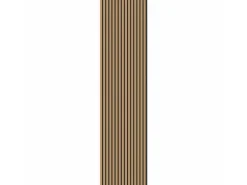 Akustikpaneel Eiche MDF Schwarz Filz Schwarz 60 cm x 270 cm FSC®