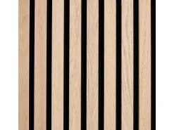Akustikpaneel Eiche Sperrholz Filz Schwarz 60 cm x 300 cm FSC®