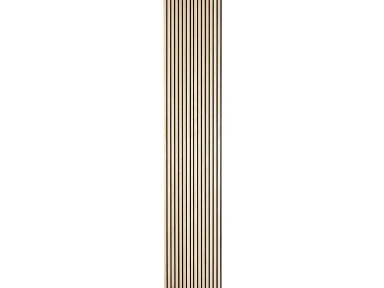 Akustikpaneel Esche MDF Schwarz Filz Schwarz 60 cm x 270 cm FSC®