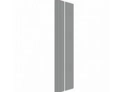 Akustikpaneel Foliert Arktisgrau Filz Schwarz 32 cm x 240 cm 2 Stück FSC®