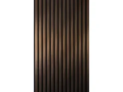 Akustikpaneel Foliert 56,1 cm x 240 cm Metall Bronze