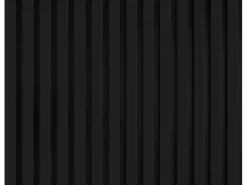 Akustikpaneel Foliert 56,1 cm x 240 cm Schwarz Matt