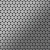 ALLOY Mosaik Fliese Massiv Metall Edelstahl Marine Gebürstet Grau 1,6mm Penny-s-s-mb 1 Paket mit 10 Matten 0,88 m2 Grau