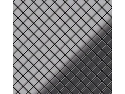ALLOY Mosaik Fliese Massiv Metall Edelstahl Hochglanz Grau 1,6mm Diamond-s-s-m 1 Paket mit 10 Matten 0,91 m2 Grau