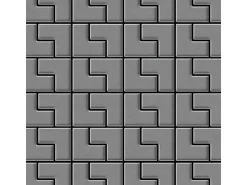 ALLOY Mosaik Fliese Massiv Metall Edelstahl Marine Hochglanz Grau 1,6mm Kink-s-s-mm 1 Paket mit 10 Matten 0,93 m2 Grau