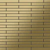 ALLOY Mosaik Fliese Massiv Metall Edelstahl Hochglanz Grau 1,6mm Deedee-s-s-m 1 Paket mit 10 Matten 0,63 m2 Grau