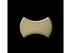 ALLOY Mosaik Fliese Massiv Metall Edelstahl Hochglanz Grau 1,6mm Dome-s-s-m 1 Paket mit 10 Matten 0,73 m2 Grau