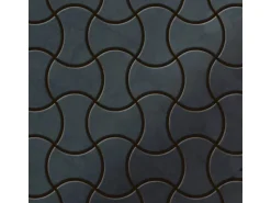 ALLOY Mosaik Fliese Massiv Metall Edelstahl Marine Hochglanz Grau 1,6mm Honey-s-s-mm 1 Paket mit 10 Matten 0,92 m2 Grau