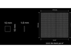 ALLOY Mosaik Fliese Massiv Metall Edelstahl Gebürstet Grau 1,6mm Herringbone-s-s-b 1 Paket mit 10 Matten 0,85 m2 Grau