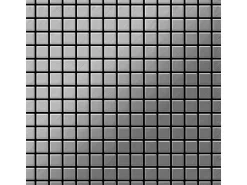 ALLOY Mosaik Fliese Massiv Metall Edelstahl Marine Gebürstet Grau 1,6mm Mosaic-s-s-mb 1 Paket mit 10 Matten 1,04 m2 Grau