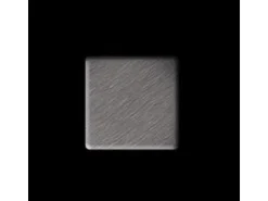 ALLOY Mosaik Fliese Massiv Metall Edelstahl Gebürstet Grau 1,6mm Stark Attica-s-s-b 1 Paket mit 10 Matten 0,85 m2 Grau