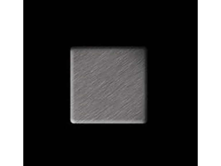 ALLOY Mosaik Fliese Massiv Metall Edelstahl Gebürstet Grau 1,6mm Stark Attica-s-s-b 1 Paket mit 10 Matten 0,85 m2 Grau