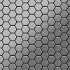 ALLOY Mosaik Fliese Massiv Metall Edelstahl Gebürstet Grau 1,6mm Stark Honey-s-s-b 1 Paket mit 10 Matten 0,92 m2 Grau