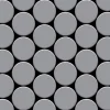 ALLOY Mosaik Fliese Massiv Metall Edelstahl Gebürstet Grau 1,6mm Stark Medallion-s-s-b 1 Paket mit 10 Matten 0,73 m2 Grau