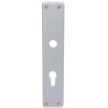 Alpertec Innenschild "Tanja-LS" Aluminium Silber Profilzylinder