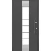 Aluminium Sicherheitshaustür Moderno RC3 M310 Premium 110 x 210 cm Anschlag R
