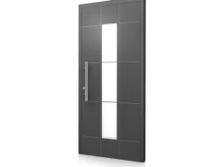 Aluminium-Haustür Moderno M350/B 110 x 210 cm Anthrazit Metallic Anschlag Links