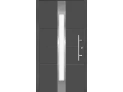 Aluminium-Haustür Moderno M560/B 110 cm x 210 cm Anthrazit Metallic Anschlag R