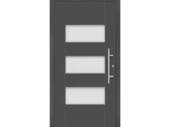Aluminium-Haustür Moderno M500/B 110 cm x 210 cm Anthrazit Metallic Anschlag R