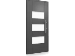 Aluminium-Haustür Moderno M500/B 110 cm x 210 cm Anthrazit Metallic Anschlag R