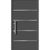 Aluminium-Haustür Modell Moderno M460/B 110 x 210 cm Anthrazit Metallic Links