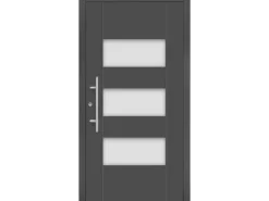 Aluminium-Haustür Moderno M500/B 110 cm x 210 cm Anthrazit Metallic Anschlag L