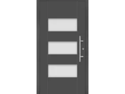 Aluminium-Haustür Moderno M500/P 110 cm x 210 cm Anthrazit Metallic Anschlag R