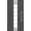 Aluminium-Haustür Moderno M310 Premium Anthrazit Metallic 110 cm x 210 cm DIN L