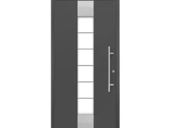 Aluminium-Haustür Moderno M310 Premium Anthrazit Metallic 110 cm x 210 cm DIN L