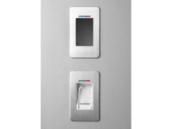 Aluminium-Haustür Moderno M310 Premium Anthrazit Metallic 110 cm x 210 cm DIN L