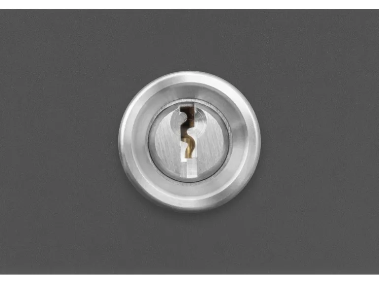 Aluminium-Haustür Moderno M310 Premium Anthrazit Metallic 110 cm x 210 cm DIN L