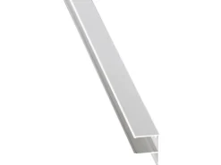 Alu-U-Profil 1,6 cm "Easy-Click" quer eloxiert 500 cm