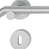 AnsaPro Zimmertür-Rosettengarnitur Fulda OB 37 mm - 42 mm Edelstahl Matt