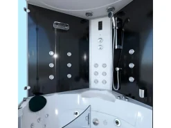 AquaVapore Dampfdusche Whirlpool Dusche Duschkabine K70-SW-EH-EC-SC 150x150cm