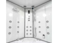 AquaVapore Dampfdusche Whirlpool Dusche Duschkabine K60-WS-TH-EC-SC 140x140cm