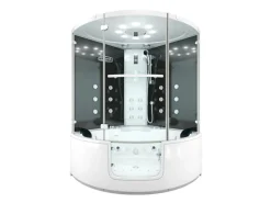 AquaVapore Dampfdusche Whirlpool Dusche Duschkabine K60-SW-EH-EC-SC 140x140cm